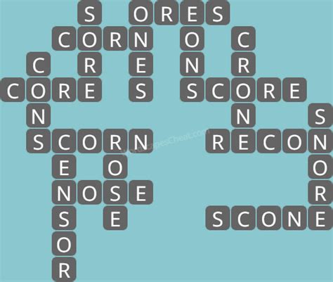 Wordscapes Level 1056, Climb 16 .